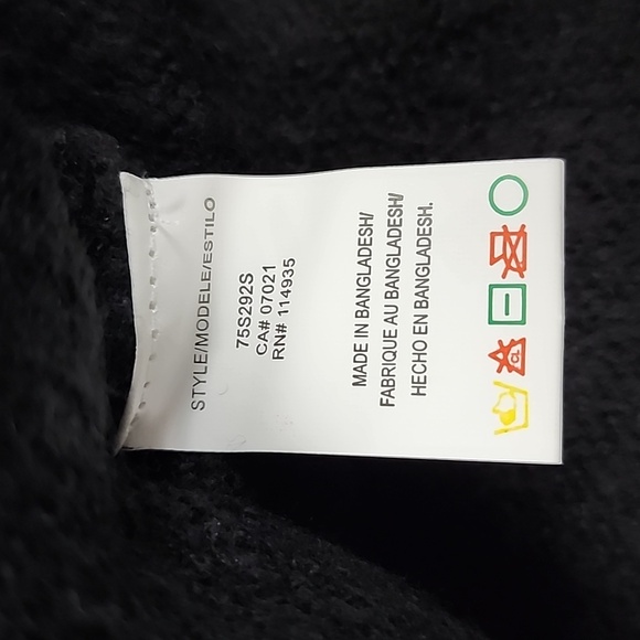 CLOTH by Design Women's Black High Low V-Neck Knit Soft Sweater Size Medium - Picture 8 of 11